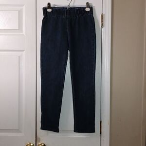 Soft Surroundings  pull on elastic waist  cropped jeans Sz XS